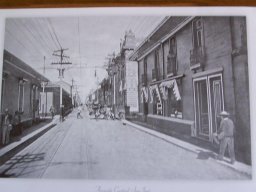 Calle de San José centro en la época de Antonio Maceo en Costa Rica.